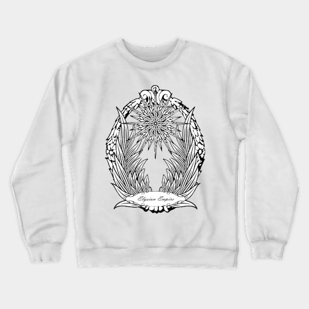 Elysian Empire Badge Crewneck Sweatshirt by AlinaAnnAvery